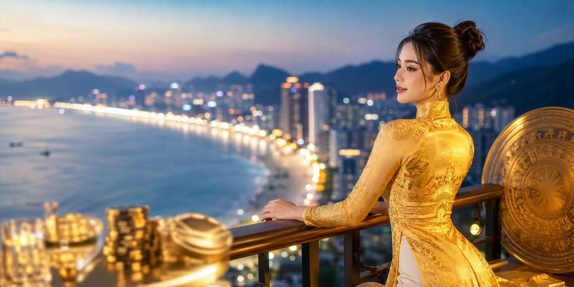 Người dùng vui vẻ chơi xổ số trên smartphone tại Côn Đảo
